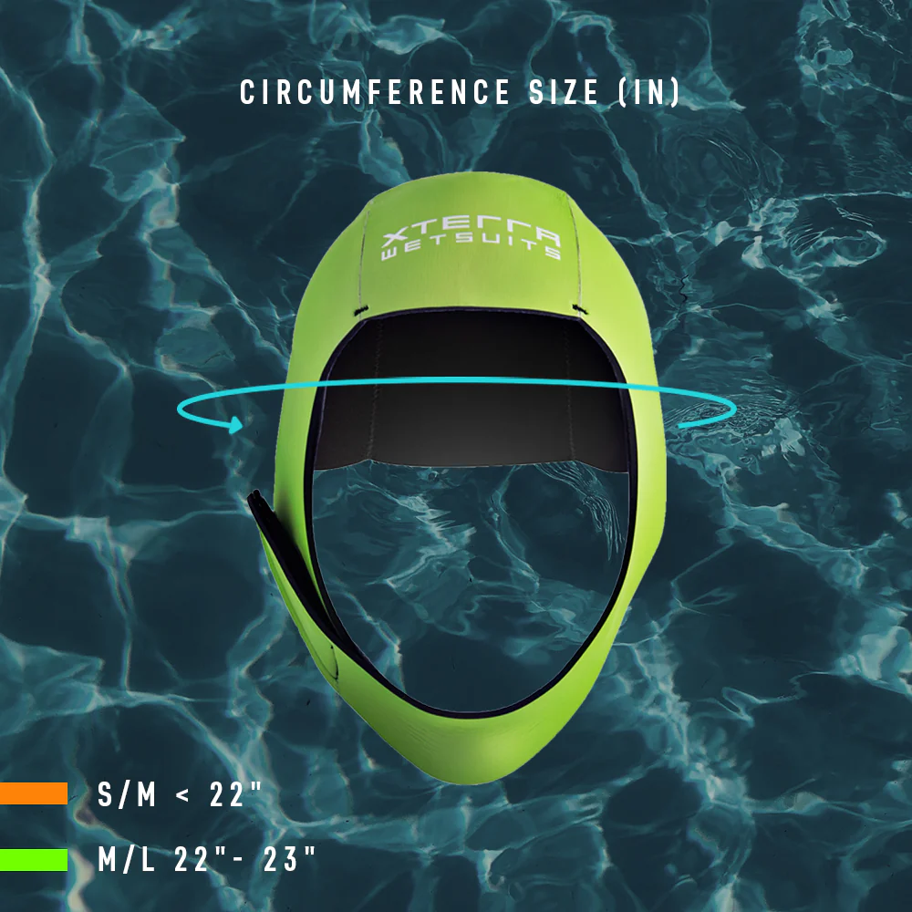 Neoprene Swim Cap - Green - Image 3