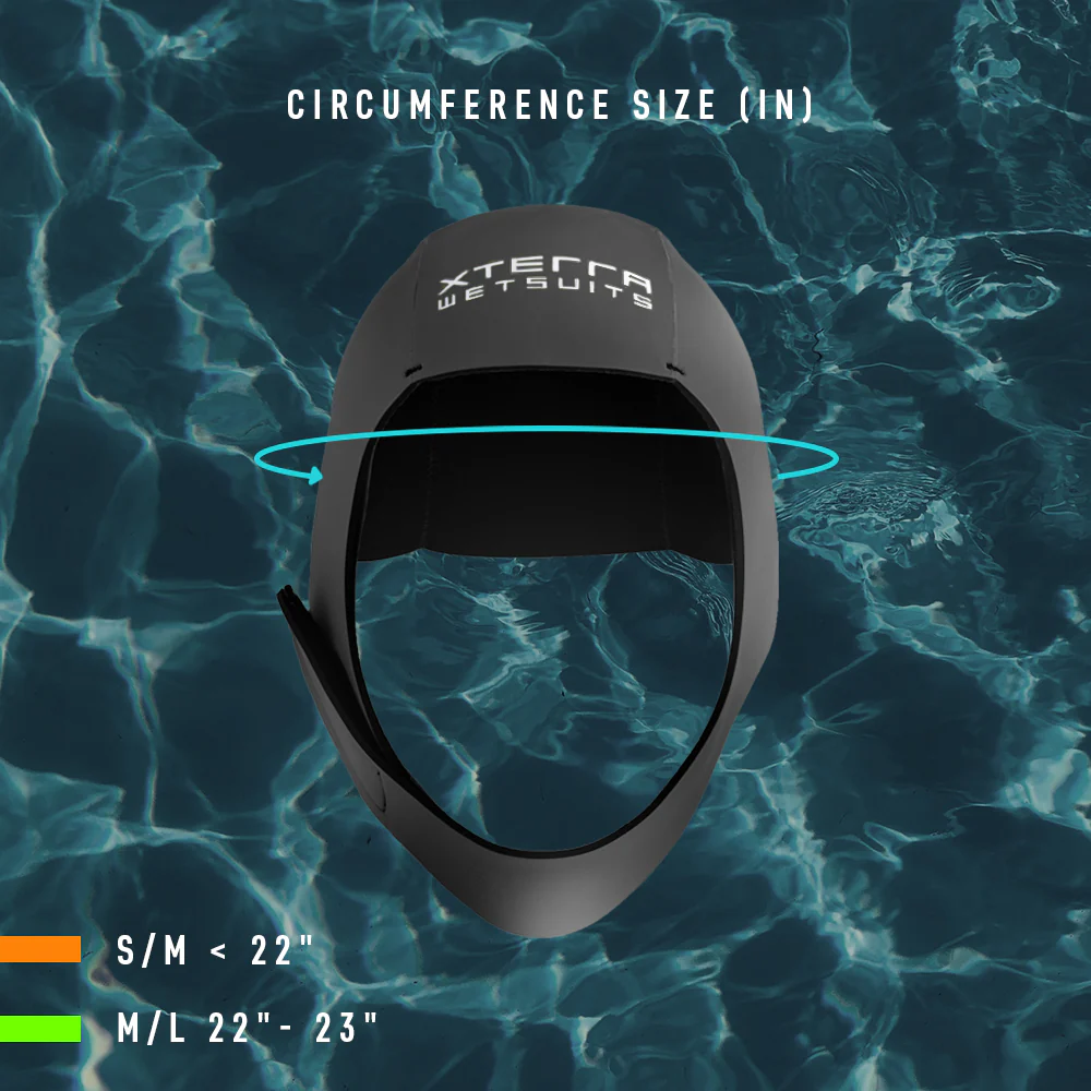 Neoprene Swim Cap - Black - Image 4